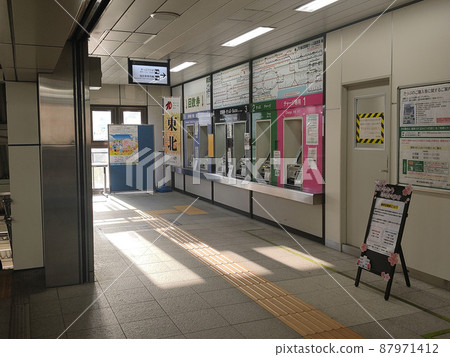 Station ticket vending machine at Higashi Omiya Station (JR Utsunomiya Line) [Saitama City, Saitama Prefecture] 87971412
