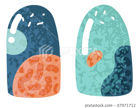 Salt and pepper ceramic shakers with decorative pattern 87971712