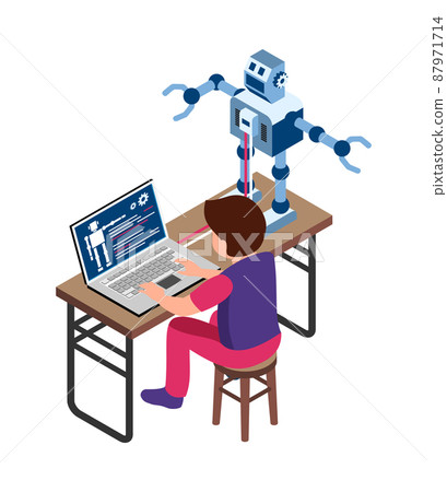 Child Programming Robot Composition 87971714
