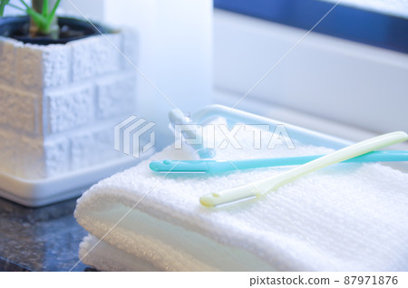 Razor by the window 87971876
