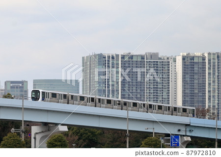 Odaiba's new traffic Yurikamome Odaiba's new traffic Yurikamome 87972810