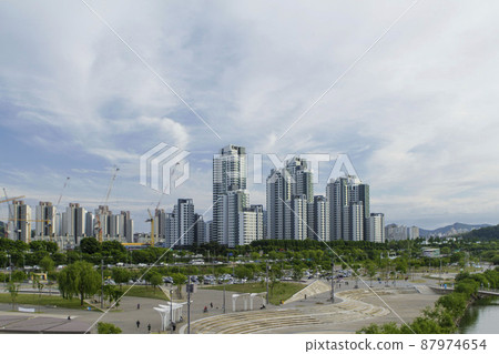 從半坡橋看漢江公園 從半坡橋看漢江公園 87974654