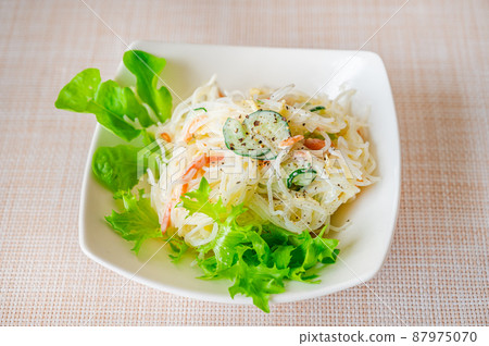 Egg vermicelli salad Egg vermicelli salad 87975070
