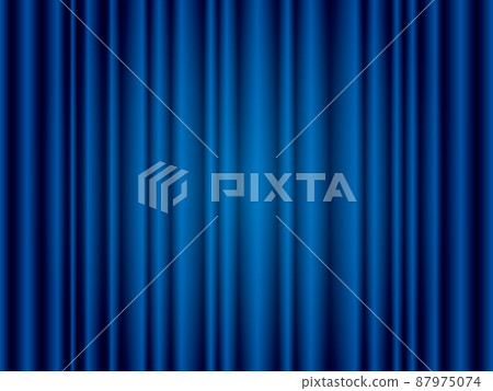 舞台幕布背景圖（藍色） 87975074