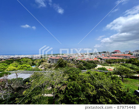 Scenery seen from Okinawa Shurijo Castle Park Scenery seen from Okinawa Shurijo Castle Park 87975448