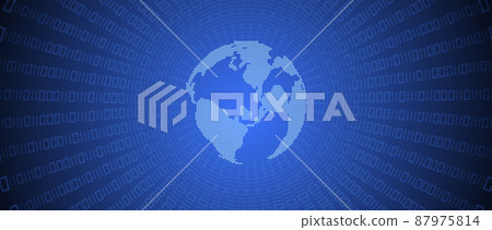 Technology data background, idea of global business solution Technology data background, idea of global business solution 87975814