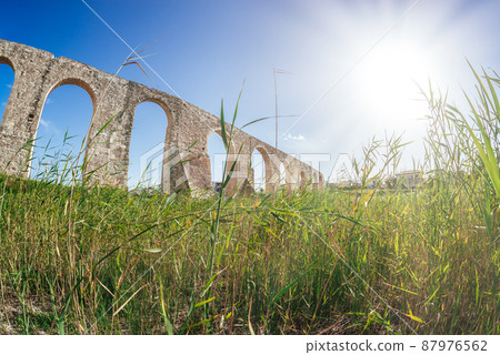 Larnaca, Cyprus, medieval aqueduct known as Kamares Larnaca, Cyprus, medieval aqueduct known as Kamares 87976562