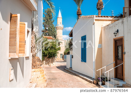 View of a neighborhood in old town of Nicosia, Cyprus View of a neighborhood in old town of Nicosia, Cyprus 87976564
