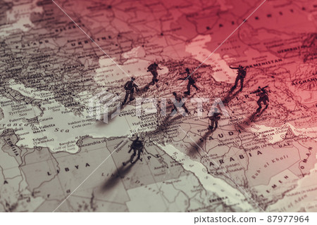 Middle East Conflict. 87977964