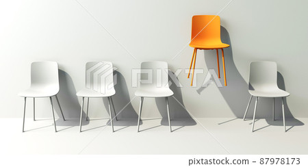 One out unique chair concept - 3D render One out unique chair concept - 3D render 87978173