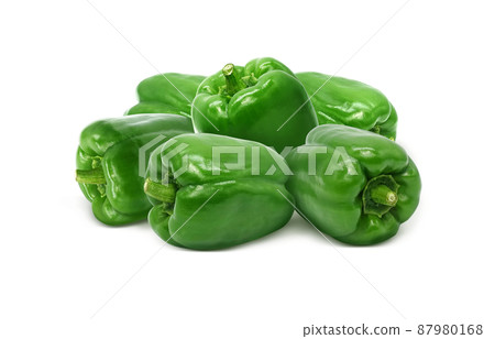Bell pepper illustration real set 87980168