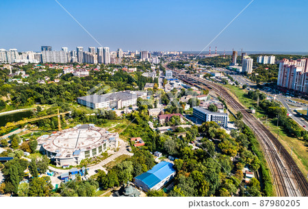 Unfinished Russian Orthodox Cathedral in Kiev, Ukraine 87980205