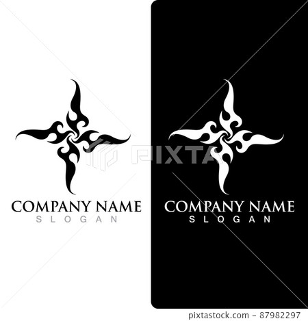 Tribal tattoo  logo and symbol 87982297