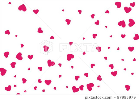 Red heart background. Love confetti background 87983979