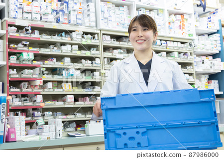 一名在配藥藥房工作的婦女 87986000