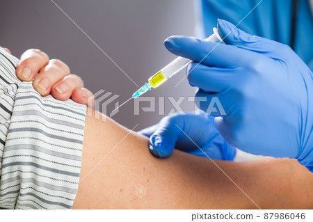 Coronavirus COVID-19 immunisation vaccine concept Coronavirus COVID-19 immunisation vaccine concept 87986046
