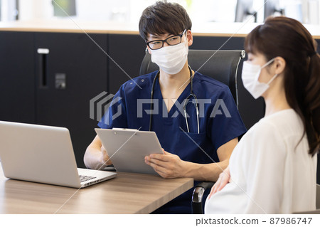 A woman who becomes pregnant with a corona vortex and consults with a doctor (infection, effects, vaccination, silver bullet) A woman who becomes pregnant with a corona vortex and consults with a doctor (infection, effects, vaccination, silver bullet) 87986747