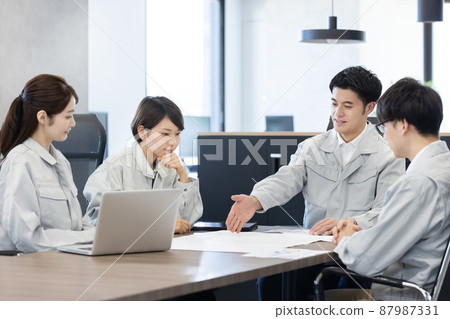 商業設計開發辦公室場景 87987331