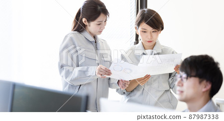 Business design development office scene 87987338