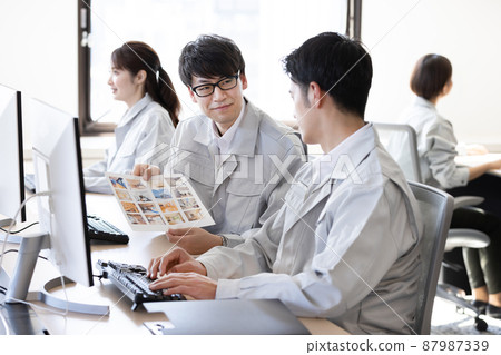 商業設計開發辦公室場景 87987339