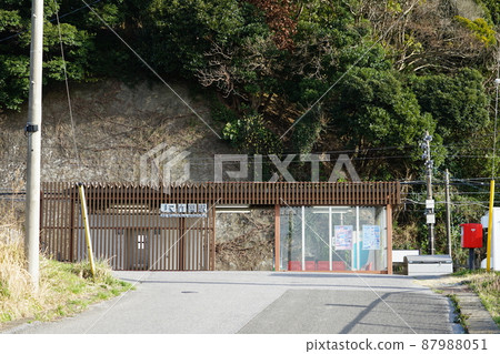 Scenery around Takeoka Station in Futtsu City, Chiba Prefecture 87988051