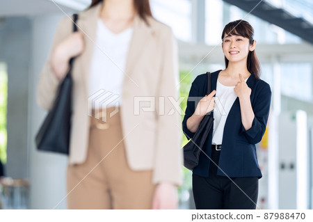 Business businessman office woman Business businessman office woman 87988470