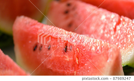 西瓜(田園風光)《風景切西瓜》(切西瓜) 西瓜(田園風光)《風景切西瓜》(切西瓜) 87989247