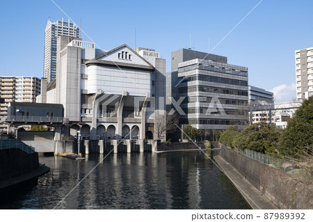 Chiba city scenery Miyako River Chiba city scenery Miyako River 87989392
