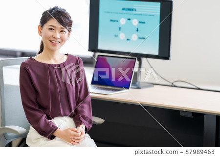 一個女人工作 87989463