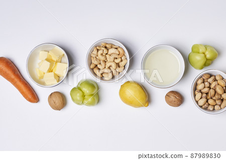 Ketogenic diet. Ingredients for keto diet. High good fat, healthy food. Ingredients for healthy foods selection. Balanced healthy ingredients of unsaturated fats for the heart and blood vessels. Ketogenic diet. Ingredients for keto diet. High good fat, healthy food. Ingredients for healthy foods selection. Balanced healthy ingredients of unsaturated fats for the heart and blood vessels. 87989830