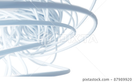 CG pipes Many entwined pipes 87989920