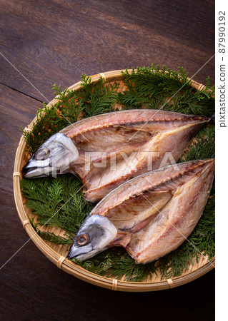 Opening of mackerel Opening of mackerel 87990192