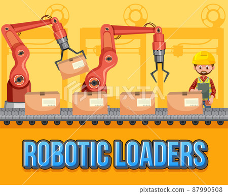 Packaging process concept with robotic loaders 87990508