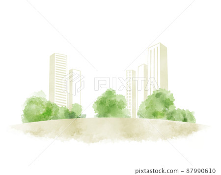 景觀與綠化和建築物 景觀與綠化和建築物 87990610