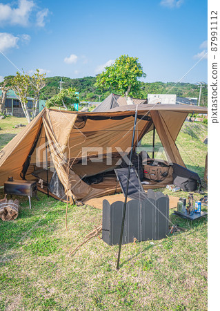 單人帳篷藍天單人營地單人帳篷崎嶇營地 87991112