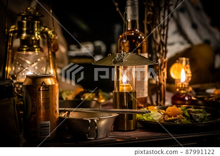 夜間露營豪華燈燈籠篝火露營野營食品 夜間露營豪華燈燈籠篝火露營野營食品 87991122