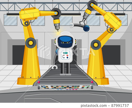 Robot automation industry concept Robot automation industry concept 87991737