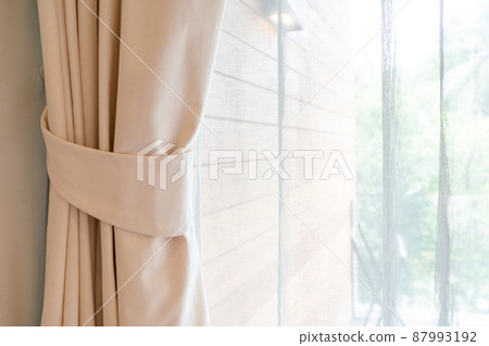 close-up curtain with window 87993192