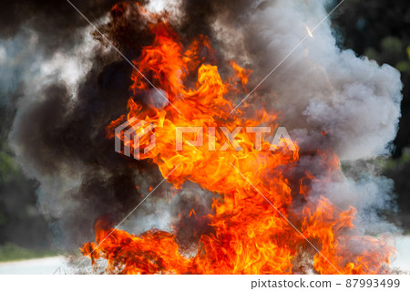 Flame fire movemen. 87993499