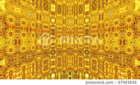 金金黃色材質裝飾背景 87993656