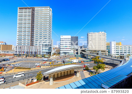 Kariya City Daytime scenery in front of Kariya Station 87993820