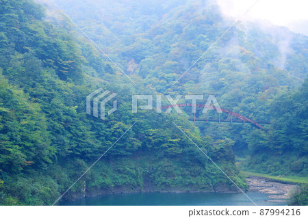 Bridge in the mountains Bridge in the mountains 87994216