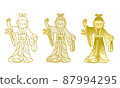 The birth of Shakyamuni! Illustration of Shakyamuni (Buddha) being born from the right armpit of Lady Maya The birth of Shakyamuni! Illustration of Shakyamuni (Buddha) being born from the right armpit of Lady Maya 87994295