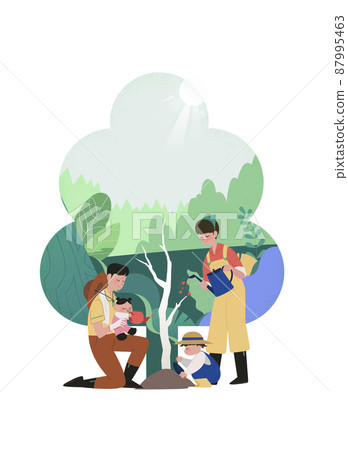 protect environment, vector illustration of... - Stock Illustration ...