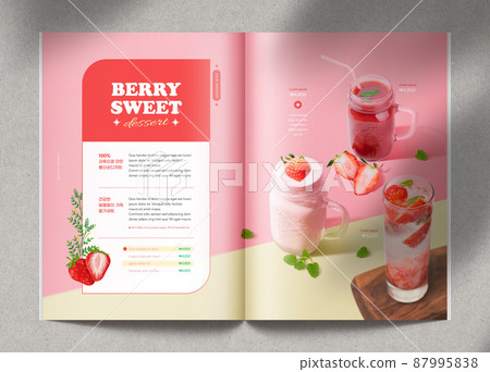 strawberry dessert graphic poster strawberry dessert graphic poster 87995838