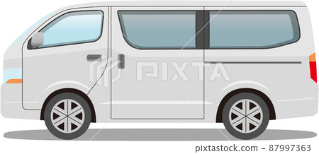 Car Van One Box White 87997363