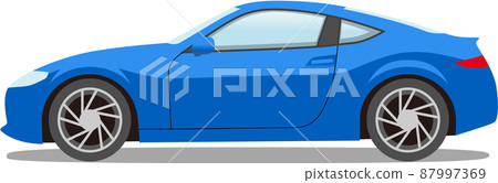 Car sports car blue Car sports car blue 87997369
