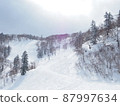 Snow scenery seen from the ski resort 87997634