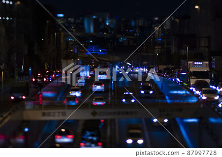 夜間玉川街的微型塞車[交通圖] 87997728