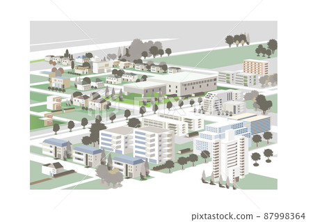 Beautiful cityscape and enjoyable living. Creating a city where people can live brightly and happily. Beautiful cityscape and enjoyable living. Creating a city where people can live brightly and happily. 87998364